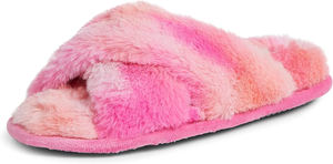 Sandales d'été respirantes et confortables pour femme, style exclusif Danielle Pheloung, avec fourrure, mousse à mémoire de forme et <span class=keywords><strong>EVA</strong></span>, à nœud croisé - Product Image 4