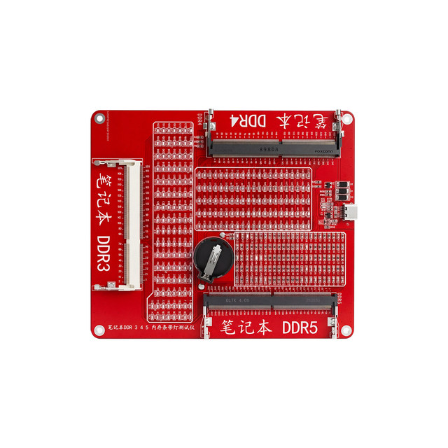 New Notebook DDR3 DDR4 DDR5 RAM Memory Diagnostic Tester Card Repair Tool With Light Diagnostic Card