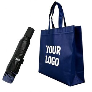 Wholesale Logos Promotional Gift Business Personalized <b>Folding</b> Umbrella With Custom Logo Printing - Product Image 1