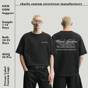 Camisetas Casuales <span class=keywords><strong>de</strong></span> Algodón para Hombre con Logotipo Personalizado, Estilo Boxy, Fabricante <span class=keywords><strong>de</strong></span> Camisetas Gráficas Estampadas <span class=keywords><strong>de</strong></span> Alta Calidad para Hombre - Product Image 1