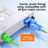 PLC FTTH/FTTB/FTTX 1X2/4/8/16/32 SC UPC/APC Kotak Kaset Pemisah Serat Optik Tipe Plug-in Beam Splitter