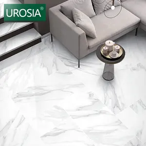 600x1200 мм вилла полированная Глазурованная Напольная настенная плитка керамика Каррара белый мраморный вид фарфоровая плитка