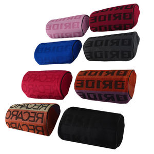 Pièces automobiles, coussin de dossier de siège en toile de style JDM, repose-nuque de course avec logo BRIDE, marque Yuechi, modèle YC-JDM0107 - Product Image 6