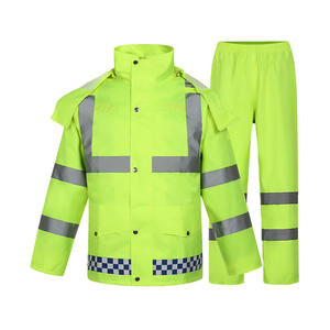 Ropa de Seguridad Reflectante Impermeable y Cortavientos para Adultos, de Tela Oxford, para Tráfico, Senderismo y Ciclismo, Venta al Por Mayor - Product Image 1