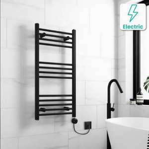Sèche-serviettes intelligent, chauffe-serviettes électrique à 8 barres courbes, 102W, montage mural, acier inoxydable 304 poli miroir - Product Image 5
