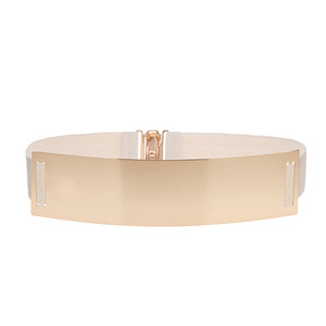 Espejo de Metal dorado de estilo coreano para mujer, vestido de <span class=keywords><strong>boda</strong></span> a juego, cinturones elásticos - Product Image 4