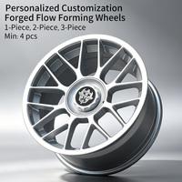 Ruedas FLowtone HR ET 25, 17x8.5 18x10 5X112/120 4X100/5X100, Ruedas Cóncavas de Aleación Fundida de Alta Calidad para Carreras