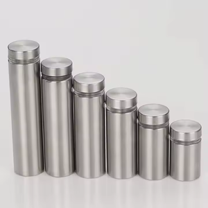 Vente en gros de vis creuses en acier inoxydable pour verre entretoises 19*20mm satiné poli pour verre ou panneau acrylique - Product Image 6