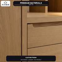 Armoire Moderne en Gros avec Coiffeuse Intégrée, Design Sans Poignée pour Appartement, Petit Espace, Maison, Personnalisable