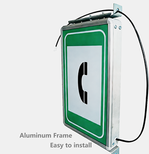 Panneau de signalisation routière à cadre en aluminium, alimentation externe, panneau de guidage d'urgence pour tunnel - Product Image 2