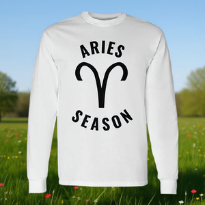 T-shirt à manches longues avec signe du zodiaque astrologique saisonnière du berger - Product Image 3