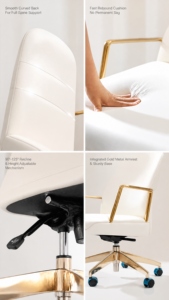 Compact Sleek Ergonomic <b>Desk</b> Seat | <b>Mini</b>-Size Minimalist Adjustable Computer Chair for Home Study Bulk Wholesale - Product Image 4