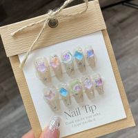 Carte d'affichage personnalisable pour faux ongles en papier, emballage pour soins des ongles artificiels et bijoux, idéal pour l'industrie du prêt-à-porter et du commerce de détail – Offre spéciale