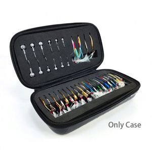 Caja de Pesca Negra, Organizador de Bolsillo para Aparejos de Pesca con Mosca, Caja Impermeable para Viajes con Señuelos y Anzuelos - Product Image 2