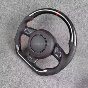 <span class=keywords><strong>Volante</strong></span> deportivo <span class=keywords><strong>Audi</strong></span> <span class=keywords><strong>A4</strong></span> de cuero completo mejorado para S1 S3 S4 S5 RS3 RS4 RS5 R RS7 A7 C6 C7 C8 B8 B8.5 A8 A5 comodidad mejorada - Product Image 1