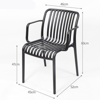 Usine de vente chaude toute chaise en plastique jardin vert chaises de jardin extérieur empilable chaise PP