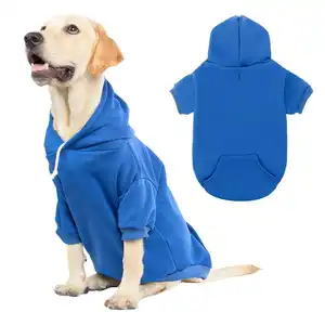 Fleece Hoodie Jack Middelgrote En Grote Hondenjas Kleding Print Valentijnsdag Mode Sport Hond Winter 5 Kleuren