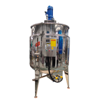 Homogénéisateur chauffant électrique DZJX, cuve de mélange en acier inoxydable, machine à fabriquer du shampoing à pression, agitateur multifonctionnel