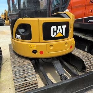 Excavatrice sur chenilles hydraulique CAT305 d'occasion de 5 tonnes, prix usine, haute qualité, machine d'origine japonaise disponible à la vente - Product Image 3