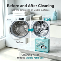 Tablettes effervescentes portables pour tambour de lave-linge – Entretien quotidien des appareils électroménagers – Élimination de la saleté – Nettoyant pour machine à laver