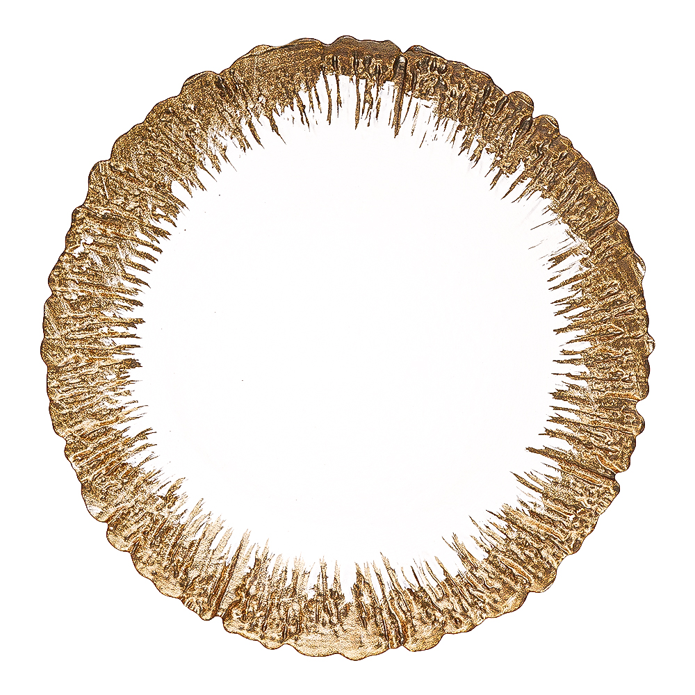 Transparent avec bordure dorée