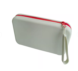 Sac de rangement multifonctionnel pour voyage et maquillage, imperméable, résistant à l'usure, en silicone, avec fermeture éclair, couleurs : vert <span class=keywords><strong>chartreuse</strong></span> clair, rose rouge, vert clair, violet - Product Image 2