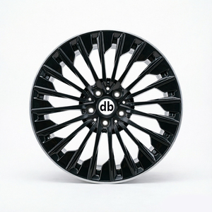 Jantes de voiture en alliage forgé 5x112 Aftermarket pour Mercedes Benz Classe E Classe S GLC <span class=keywords><strong>AMG</strong></span> Jantes de voiture personnalisées noires argentées - Product Image 3