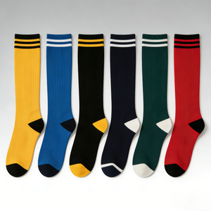 Calze da Calcio Antiscivolo Campione Gratuito per Campi in Erba Sintetica, in Cotone Traspirante Premium, con Lettere Personalizzabili, Prevenzione delle Vesciche alle <span class=keywords><strong>Scarpe</strong></span> - Product Image 4