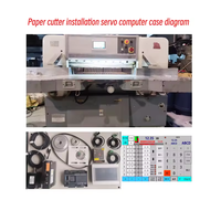 Máquina de Corte de Papel con Pantalla Táctil de 10 Pulgadas, Sistema de Control por Programa Informático para el Tope Trasero, con 1 Año de Garantía y Certificado CE