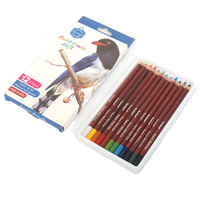 Keep Smiling - Ensemble de 12 crayons pastel doux - Crayons de couleur professionnels pour artistes et étudiants
