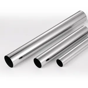 ASTM JIS En 201/304/316/316L/420/430/904 Ss Welded Polished Seamless Round Stainless Steel Pipe