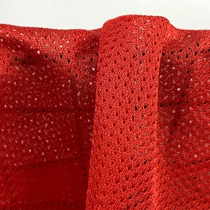In poliestere Tricot tessuto a maglia ad asciugatura rapida occhielli scintillanti traforati luminosi per abbigliamento da ragazza berretto in ordito traspirante lavorato a maglia - Product Image 6
