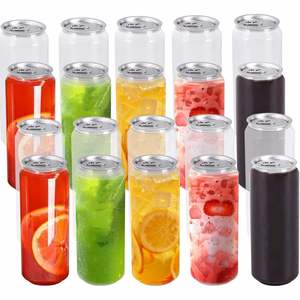 Bouteilles d'eau et de jus en PET personnalisées en gros de 330 ml, 500 ml, 16 oz avec impression sérigraphique, bouchon facile à ouvrir, couleurs personnalisées - Product Image 1