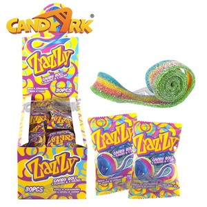 Suministro directo de fábrica OEM Regaliz Gummy <span class=keywords><strong>Candy</strong></span> Sour Belt Regaliz Sabor afrutado Textura masticable Rainbow Sour <span class=keywords><strong>Candy</strong></span> - Product Image 3