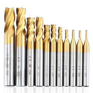 HSS Cobalt <strong>M35</strong> Straight Shank CNC Endmills 2/3/4 Flute for Stainless Steel High Speed Durable Milling Cutter - Product Image 2