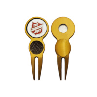 Ensemble d'outils de golf portables en alliage d'aluminium argenté, fabriqués en Chine