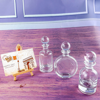 Bouteille diffuseur de parfum en verre transparent 150 ml, flacon vide d'aromathérapie, pot d'emballage de luxe pour diffuseur