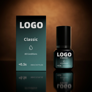 Pegamento Coreano Vegano para Extensiones de Pestañas, de Secado Rápido, Libre de Hidroquinona, Resistente al Agua y al Aceite, para Todas las Condiciones - Product Image 1