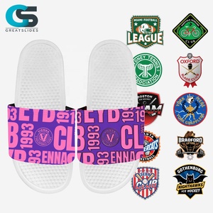 Greatslides pantuflas tùy chỉnh Sandal slide chất lượng cao, thương hiệu người đàn ông thể thao dép, Dép tùy chỉnh người đàn ông EVA Slide dép - Product Image 1