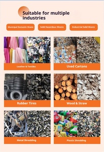 Máy hủy tài liệu cho thùng carton nhỏ, chất thải gia đình, kim loại, nhựa, gỗ, cao su duy nhất-trục và twin-trục Máy Nghiền và nghiền - Product Image 6