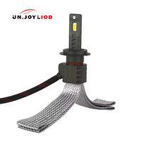 Ampoule de phare LED H7 pour modification de voiture, 55W, 6500K, dissipation thermique par bande de cuivre, lumière LED automobile 12V