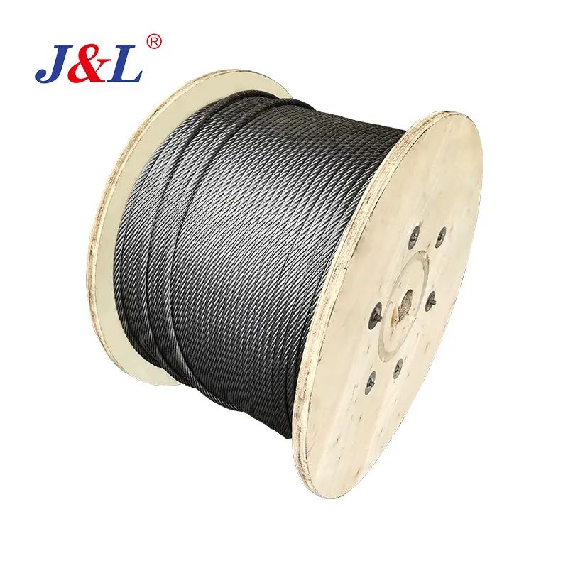 Julisling Wire Rope Round Strand Steel Smooth Galvanized Cutting Customer GB Construction Galvanized Cable 6 X 36 Sw 1 Ton Rhrl