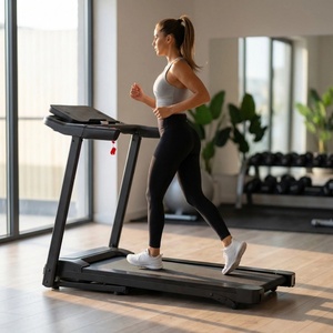 Tapis roulant électrique super silencieux OEM avec inclinaison manuelle, écran LED, pliable, antidérapant, large bande de course sans fil pour l'exercice à domicile - Product Image 3