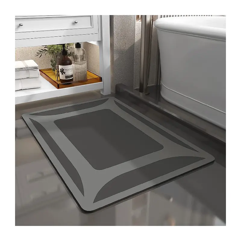 Super Soft Non Slip Printed 3d Diatomic Mat Washable And Fast Water Absorption Bath Mat Door Mat For Home And Hotel