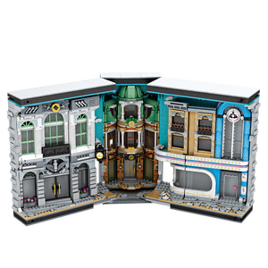 ตั<span class=keywords><strong>ว</strong></span>ต่อ Reobrix 3108 ชิ้น รูปทรงหนังสือ ฉากถนน <span class=keywords><strong>3</strong></span> ตอน พร้อมไฟ LED แบบพับได้ มีสวิตช์ซ่อน ใช้เป็นที่<span class=keywords><strong>ว</strong></span>างหนังสือและตั้งโช<span class=keywords><strong>ว</strong></span>์ได้ เหมาะสำหรับผู้ใหญ่ - Product Image 1