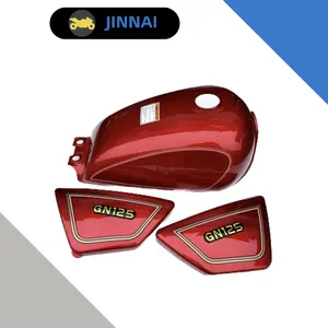 JINNAI Motorcycle color Gas Fuel Tank GN125 Oil side cover for Suzuki