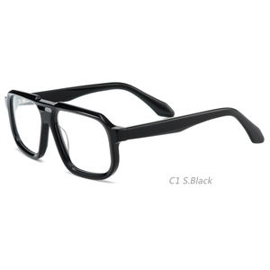 2717 סוג חדש עדשה צלולה כפולה גשר כפול מסגרות מופע אופטי בעל קצה גבוה - Product Image 1