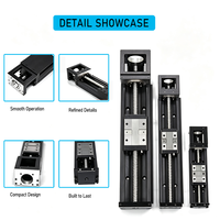 Modul Linear Sekrup Bola KK60 Robot Sumbu Tunggal Aktuator Hemat Ruang Kekakuan Tinggi untuk Printer 3D CNC Gantry XY Table