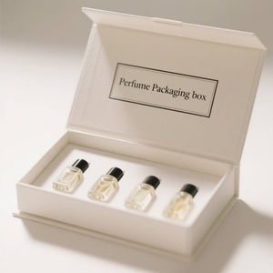 <span class=keywords><strong>Cajas</strong></span> de <span class=keywords><strong>Regalo</strong></span> y Muestras de Perfume de Cartón Ecológicas al por Mayor, Cierre Magnético, Diseño Portátil, Insertos de Espuma, Tamaños de 1ml a 10ml - Product Image 2