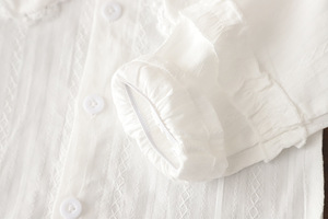 Ensemble deux pièces à manches longues avec motif nœud mignon pour filles, idéal pour <span class=keywords><strong>les</strong></span> journées fraîches du printemps et de l'automne - Product Image 4